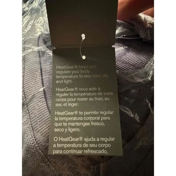 Under Armour Women's Tech V-neck Marble Jacquard Top - Purple Haze Extra Small - Picture 7 of 7